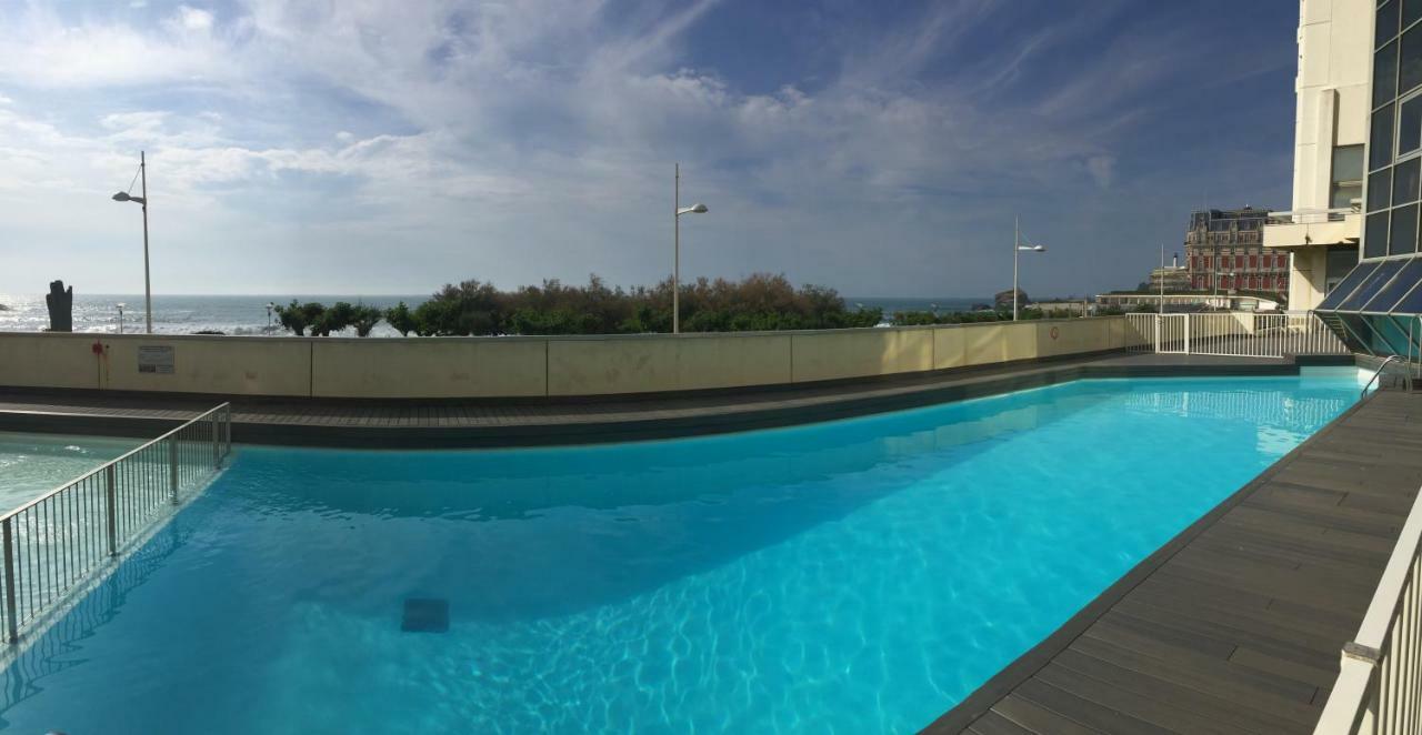 Studio Et Piscine Sur La Grande Plage Biarriz Exterior foto